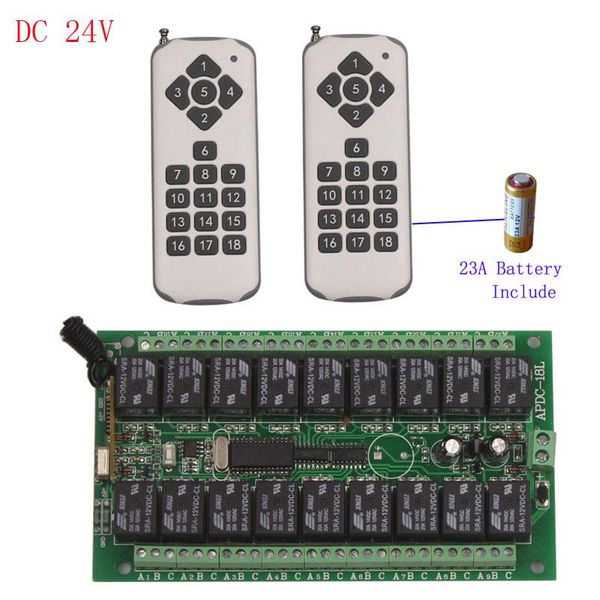 smart home control sleeplion 24v 18ch remote switch relay wireless digital 24v module 433mhz/315mhz
smart home control sleeplion 24v 18ch remote switch relay wireless digital 24v module 433mhz/315mhz