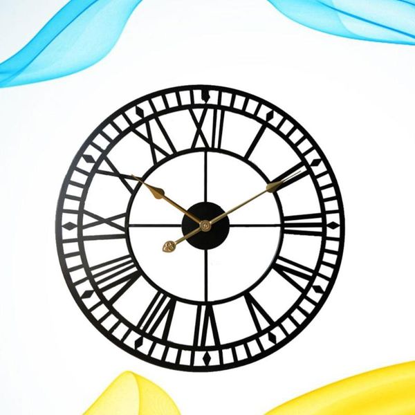 1pc roman numerals clock wall hanging iron art time display pendant room arrangement clocks
1pc roman numerals clock wall hanging iron art time display pendant room arrangement clocks