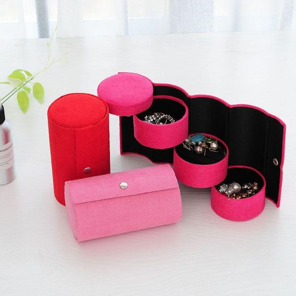 jewelry pouches, bags 652b velvet box travel 3-layer roll-up snap storage earring bracelet display, Pink;blue
jewelry pouches, bags 652b velvet box travel 3-layer roll-up snap storage earring bracelet display, Pink;blue