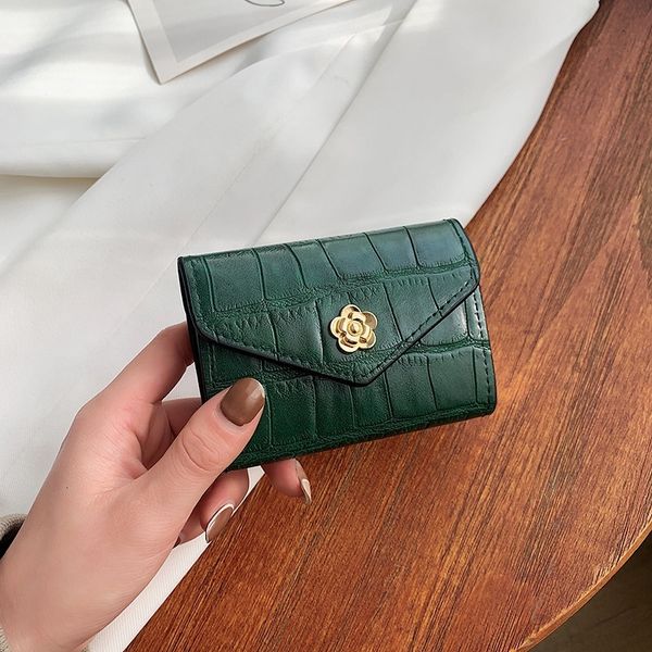 camellia card bag women's small short buckle folding zero wallet multi slot organ business holder credit case, Red;black
camellia card bag women's small short buckle folding zero wallet multi slot organ business holder credit case, Red;black