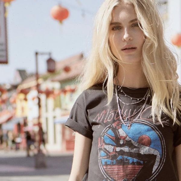 super chic women graphic vintage crop black short sleeve o neck casual tees shirt summer cotton loose streetwear, White
super chic women graphic vintage crop black short sleeve o neck casual tees shirt summer cotton loose streetwear, White
