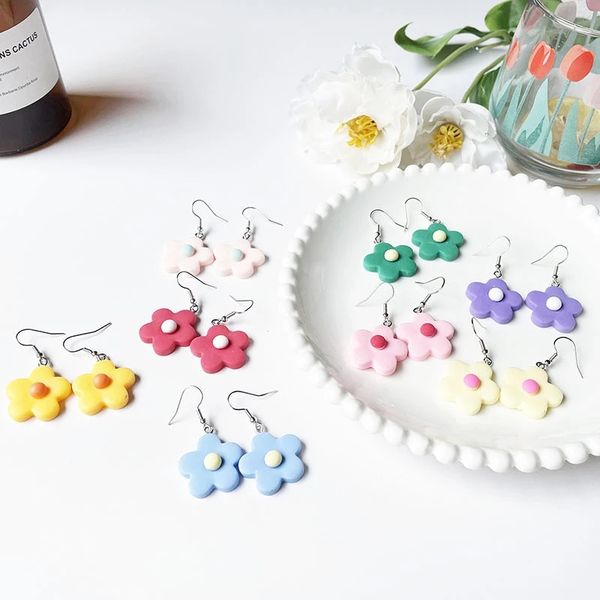 fashion sweet flower shape acrylic earrings for women girls lovely summer holiday beach dangle earrings friend gift, Silver
fashion sweet flower shape acrylic earrings for women girls lovely summer holiday beach dangle earrings friend gift, Silver