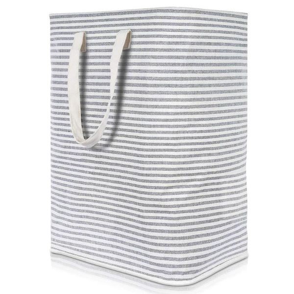 laundry storage & organization 72l large household basket moisture-proof foldable bag striped hamper for clothes toys
laundry storage & organization 72l large household basket moisture-proof foldable bag striped hamper for clothes toys
