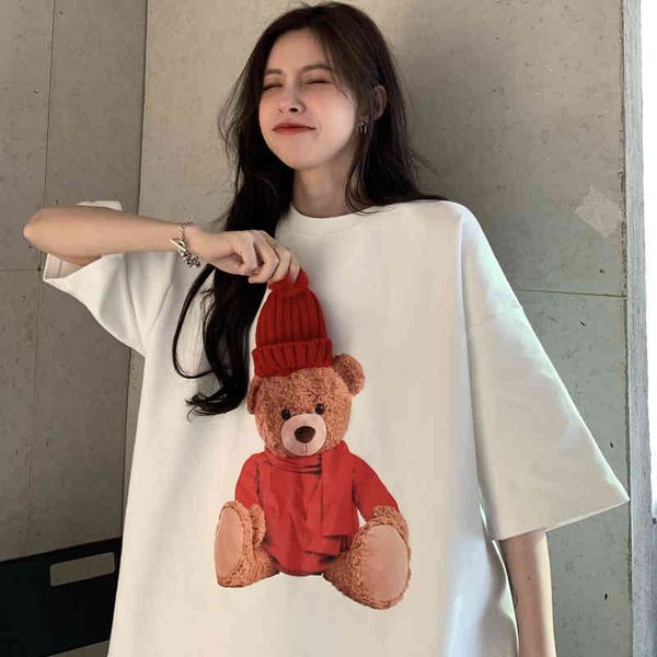women's hoodies & sweatshirts camiseta de manga curta feminina com sign urso, camiseta solta em coreano ins, roupas meia para ano novo, Black
women's hoodies & sweatshirts camiseta de manga curta feminina com sign urso, camiseta solta em coreano ins, roupas meia para ano novo, Black