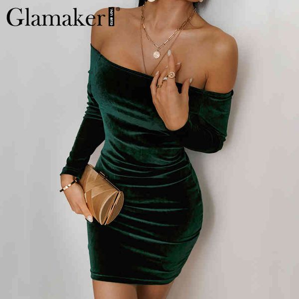 glamaker off sholder elegant christmas party velvet mini dress bodycon winter autumn slim ladies fashion dress new 210412, Black;gray
glamaker off sholder elegant christmas party velvet mini dress bodycon winter autumn slim ladies fashion dress new 210412, Black;gray