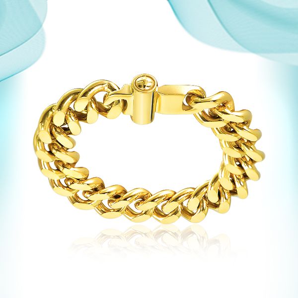 men women cool cuban titanium steel bracelet fashion simple trendy accessories on hand party gifts paired bracelets for couples gold color j, Golden;silver
men women cool cuban titanium steel bracelet fashion simple trendy accessories on hand party gifts paired bracelets for couples gold color j, Golden;silver