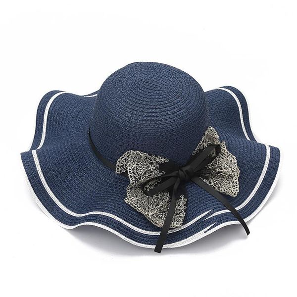 wide brim hats vintage women's sun bowknot straw hat cap foldable roll up swimwear seaside crocheted decorations beach gift, Blue;gray
wide brim hats vintage women's sun bowknot straw hat cap foldable roll up swimwear seaside crocheted decorations beach gift, Blue;gray