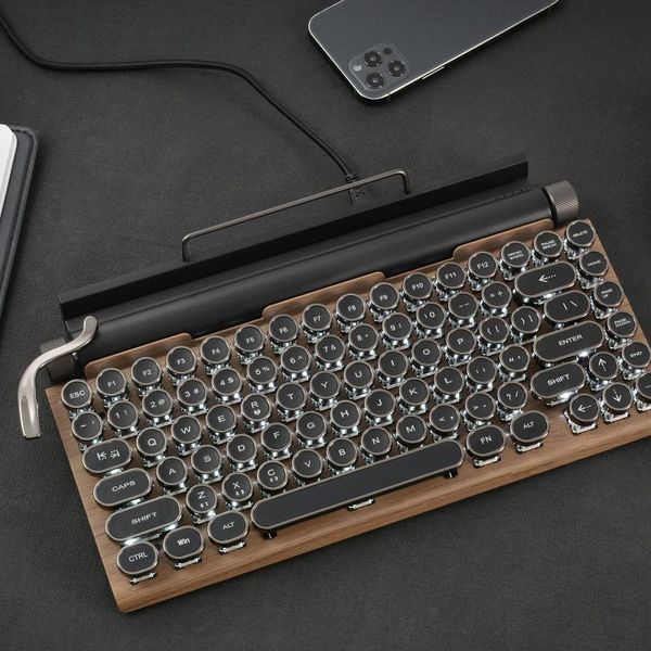 keyboards bluetooth wireless mechanical keyboard, retro point writing device, 83 keys, personal computers and lap
keyboards bluetooth wireless mechanical keyboard, retro point writing device, 83 keys, personal computers and lap