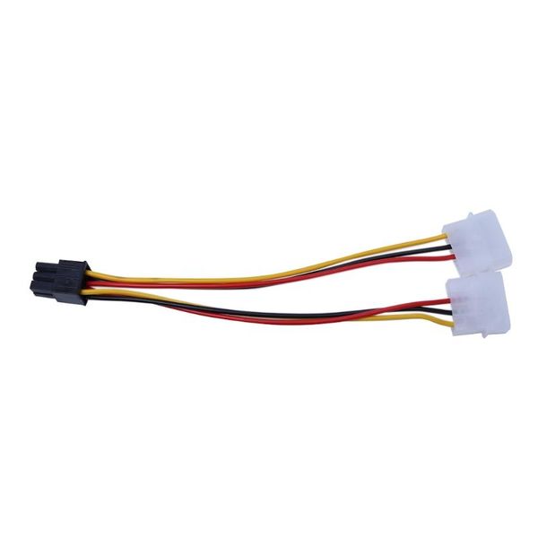 10pcs/set dual molex 4-pin to one pci-e 6-pin power connector y adapter cable computer cables & connectors
10pcs/set dual molex 4-pin to one pci-e 6-pin power connector y adapter cable computer cables & connectors
