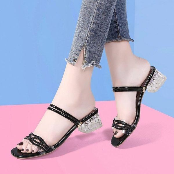 sandals fine pvc high heels footwear ankle strap clear heel summer shoes women female pumps zapatos rojos mujer n6j2, Black
sandals fine pvc high heels footwear ankle strap clear heel summer shoes women female pumps zapatos rojos mujer n6j2, Black