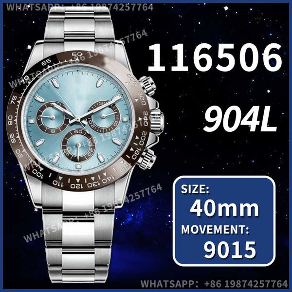 wristwatches men's automatic mechanical watch 40mm 116506 904l super clone 9015 arf vsf zf clean sports zz, Slivery;brown
wristwatches men's automatic mechanical watch 40mm 116506 904l super clone 9015 arf vsf zf clean sports zz, Slivery;brown