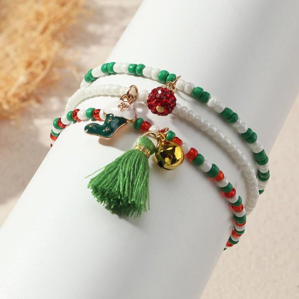charm bracelets christmas decoration gift trinket cute cartoon drip boots bell bracelet seeds beads charms bangles jewelry for womens, Golden;silver
charm bracelets christmas decoration gift trinket cute cartoon drip boots bell bracelet seeds beads charms bangles jewelry for womens, Golden;silver