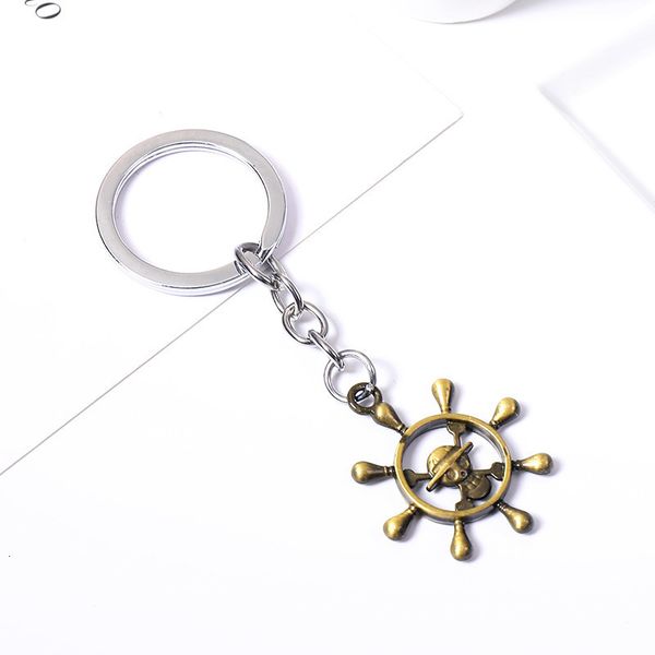 keychains creative skeleton compass metal pendant pirate king luffy keychain straw hat animation peripheral gifts, Silver
keychains creative skeleton compass metal pendant pirate king luffy keychain straw hat animation peripheral gifts, Silver