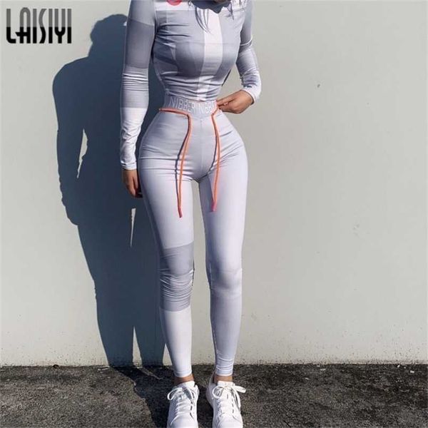 matching sets women long sleeve crop outfit tracksuit 2pcs set letter print high elastic skinny leggings female sportswear 211109, Gray
matching sets women long sleeve crop outfit tracksuit 2pcs set letter print high elastic skinny leggings female sportswear 211109, Gray