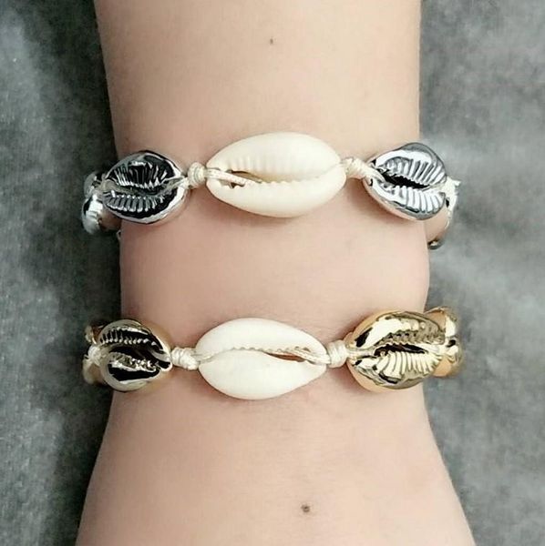 charm bracelets natural puka shell bracelet gold cowry boho fashion beach seashell women jewelry pulseira feminina, Golden;silver
charm bracelets natural puka shell bracelet gold cowry boho fashion beach seashell women jewelry pulseira feminina, Golden;silver