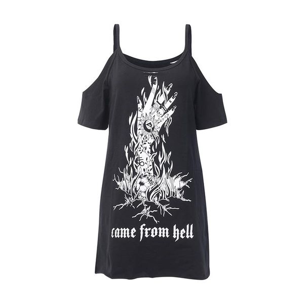 women's t-shirt off shoulder suspender dark wind street bat sleeve short summer 92106 costumes, White
women's t-shirt off shoulder suspender dark wind street bat sleeve short summer 92106 costumes, White