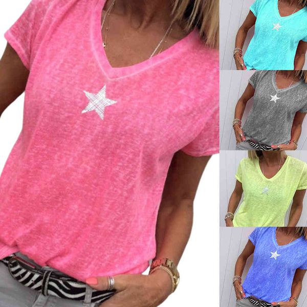 polo plus size 5xl deep v neck silver star print superior vetement femme 2021 casual fine t shirt of women knitted or crocheted short, White
polo plus size 5xl deep v neck silver star print superior vetement femme 2021 casual fine t shirt of women knitted or crocheted short, White