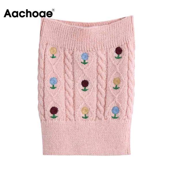 aachoae women sweet floral embroidery knitted camisole crop female strapless sleeveless camis backless ladies chic 210413, White
aachoae women sweet floral embroidery knitted camisole crop female strapless sleeveless camis backless ladies chic 210413, White