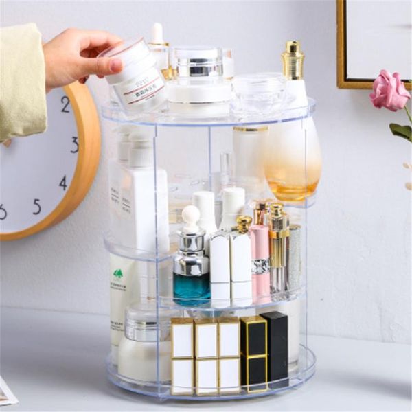 degree rotating cosmetic storage rack transparent makeup organizer adjustable lipstick display case skin care product holder boxes & bins
degree rotating cosmetic storage rack transparent makeup organizer adjustable lipstick display case skin care product holder boxes & bins