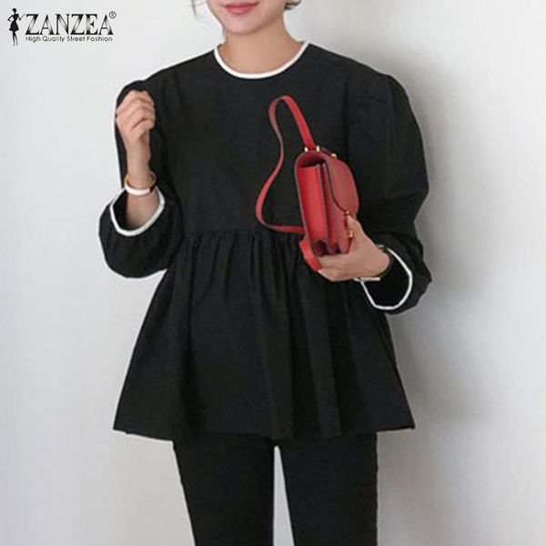 women's blouses & shirts fashion ol women blouse 2022 spring ruffle lace up casual solid puff sleeve female o-neck blusa, White
women's blouses & shirts fashion ol women blouse 2022 spring ruffle lace up casual solid puff sleeve female o-neck blusa, White