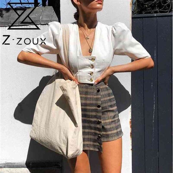 getspring women shirt puff sleeve v-neck short white woman blouses shirts vintage summer fashion 210524
getspring women shirt puff sleeve v-neck short white woman blouses shirts vintage summer fashion 210524