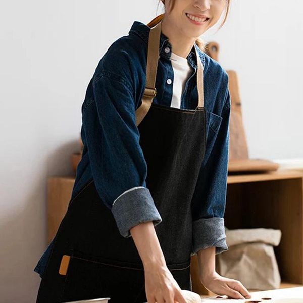 fashion denim waterproof aprons smock women long sleeved apron household cooking baking coffee shop clean
fashion denim waterproof aprons smock women long sleeved apron household cooking baking coffee shop clean