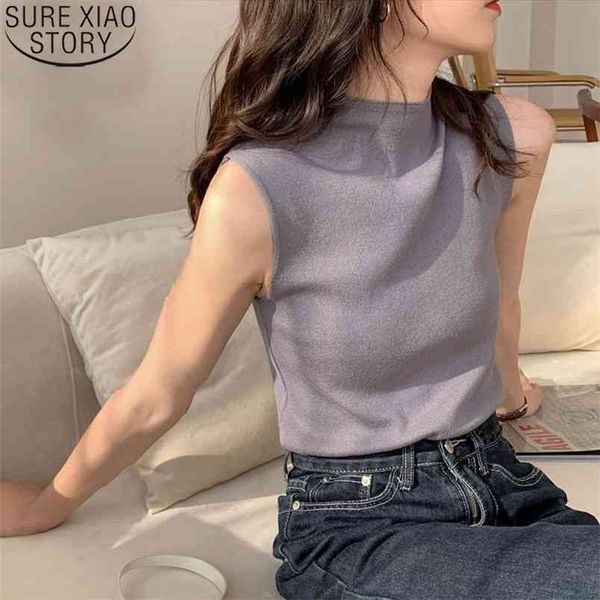 casaul summer tank turtleneck vest knitted shirt tanks female sleveless women camisole blouse slim blusas mujer 13122 210506, White
casaul summer tank turtleneck vest knitted shirt tanks female sleveless women camisole blouse slim blusas mujer 13122 210506, White