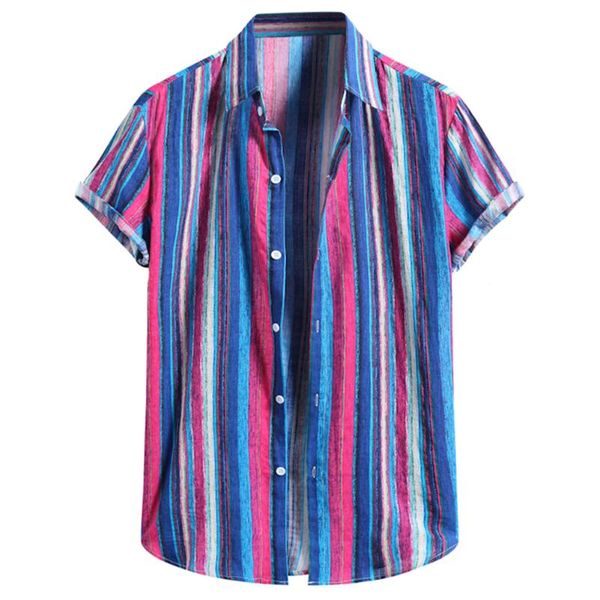 men's casual shirts cloudstyle 2021 mens summer printed gorgeous stripes short sleeves button tee novel design fitness travel wear, White;black
men's casual shirts cloudstyle 2021 mens summer printed gorgeous stripes short sleeves button tee novel design fitness travel wear, White;black
