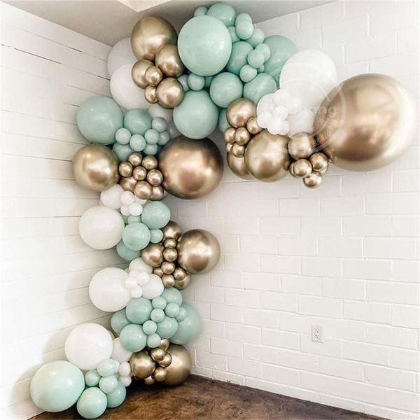 116pcs macaron green metallic gold balloon garland arch wedding baby shower birthyday party background decorations globos
116pcs macaron green metallic gold balloon garland arch wedding baby shower birthyday party background decorations globos