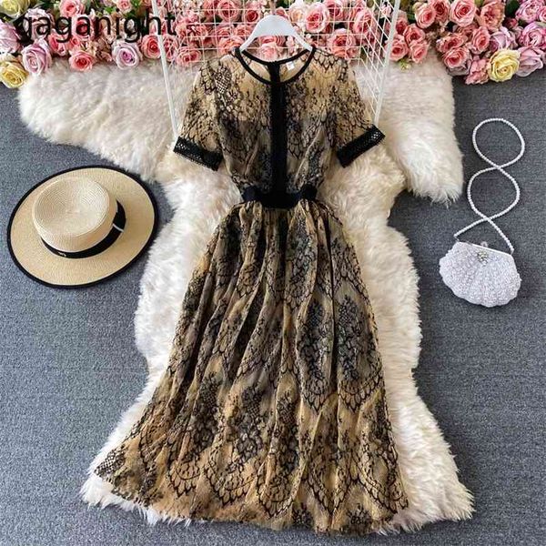 lace fashion women short sleeve summer dress o neck bodycon lady party dresses chic korean vintage slim vestidos 210601, Black;gray
lace fashion women short sleeve summer dress o neck bodycon lady party dresses chic korean vintage slim vestidos 210601, Black;gray