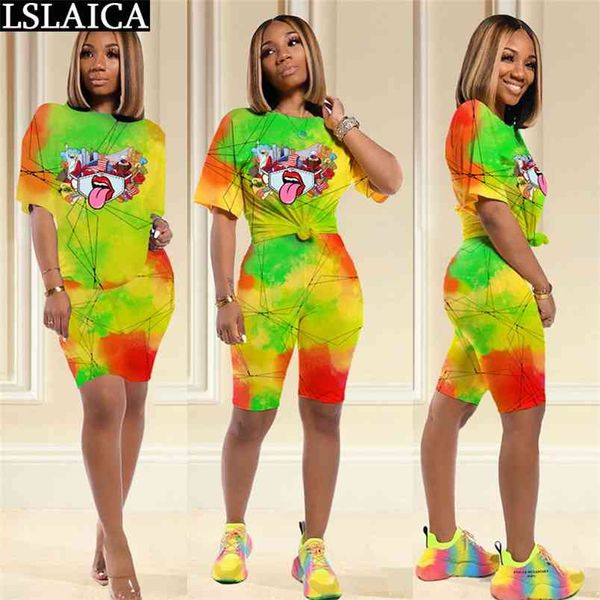 colorful print women sets short sleeve &short pants casual fashion 2 piece sport two and 210515, White
colorful print women sets short sleeve &short pants casual fashion 2 piece sport two and 210515, White