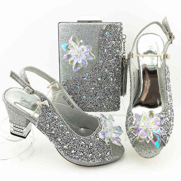 dress shoes latest silver color set nigerian match and matching bags african women rhinestone wedding npeo, Black
dress shoes latest silver color set nigerian match and matching bags african women rhinestone wedding npeo, Black