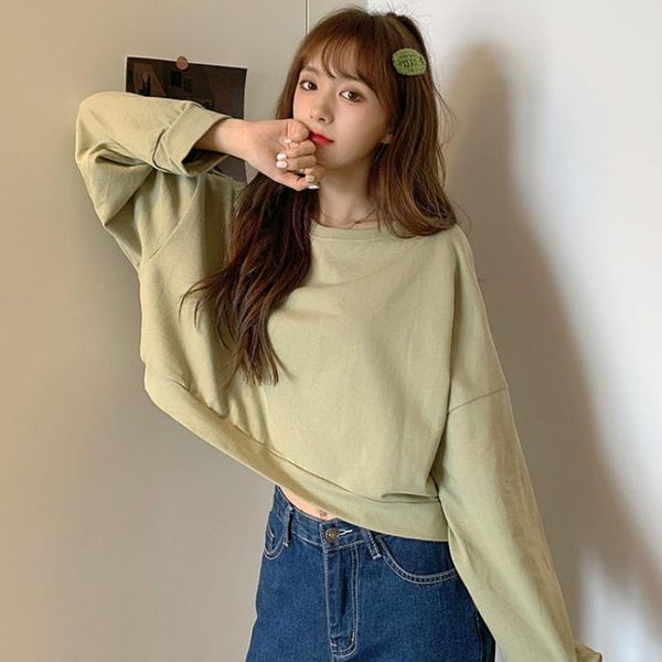 women's hoodies & sweatshirts the autumn collection 2021 korean version of round neck hoodie women thin students pure color long sleeve, Black
women's hoodies & sweatshirts the autumn collection 2021 korean version of round neck hoodie women thin students pure color long sleeve, Black