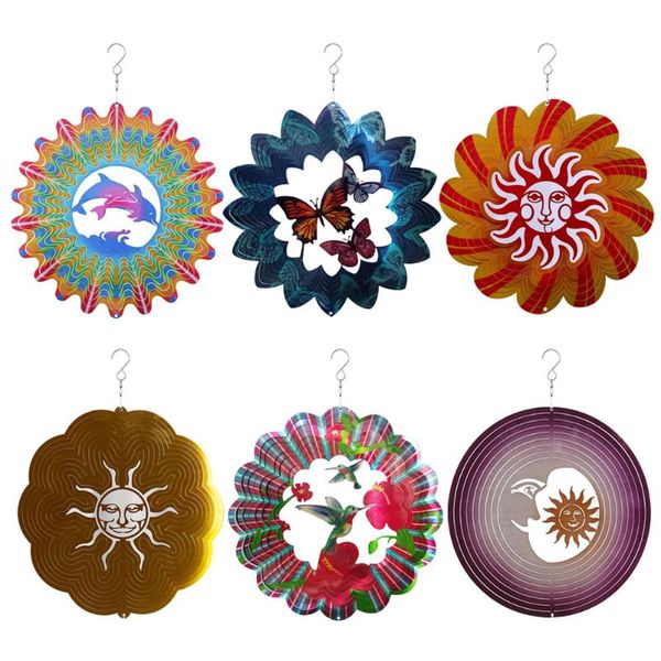 decorative objects & figurines 3d metal wind spinner rotating bird repeller chimes for outdoor decoration hanging pendant balcony garden
decorative objects & figurines 3d metal wind spinner rotating bird repeller chimes for outdoor decoration hanging pendant balcony garden
