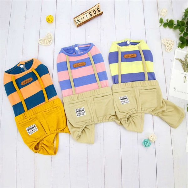 the dog clothes dog clothing teddy spring and summer wide stripe carrying pants pet products
the dog clothes dog clothing teddy spring and summer wide stripe carrying pants pet products