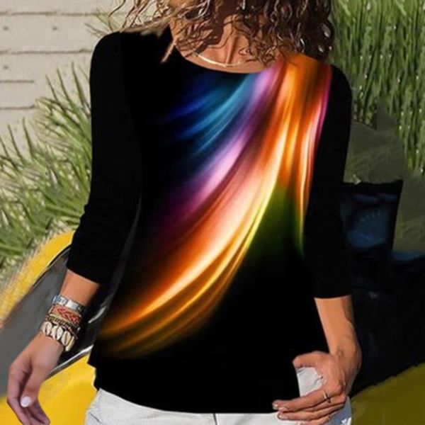 women's t-shirt beautiful geometry print t shirt women 90s fashion multicolor long sleeve casual camisetas de manga larga mujer talla g, White
women's t-shirt beautiful geometry print t shirt women 90s fashion multicolor long sleeve casual camisetas de manga larga mujer talla g, White