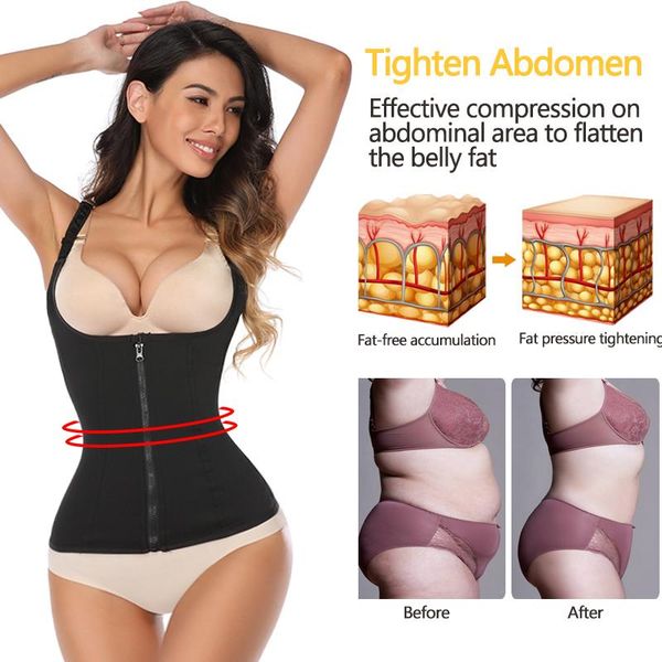 women's shapers women waist trainer vest tummy belly girdle body shaper cincher corset adjustable strap zipper hook plus size shaperwea, Black;white
women's shapers women waist trainer vest tummy belly girdle body shaper cincher corset adjustable strap zipper hook plus size shaperwea, Black;white
