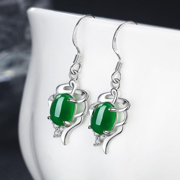 dangle & chandelier natural green chalcedony hand carved drop earrings fashion boutique jewelry agate, Silver
dangle & chandelier natural green chalcedony hand carved drop earrings fashion boutique jewelry agate, Silver