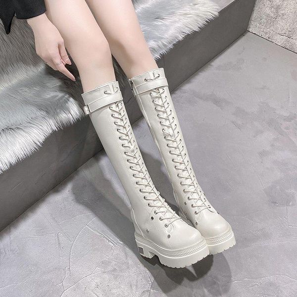 boots wedge knee high women shoes hidden heel winter metal buckle chunky platform thigh black beige botas
boots wedge knee high women shoes hidden heel winter metal buckle chunky platform thigh black beige botas