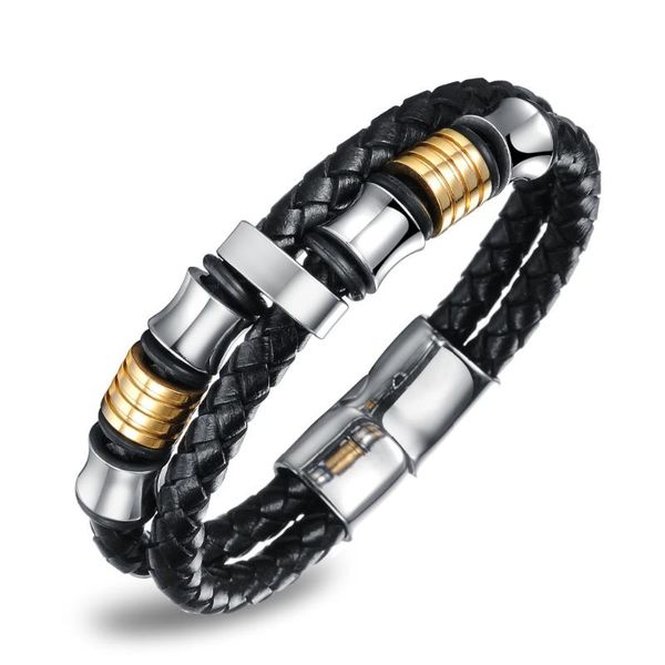 tennis jhsl trendy male men statement black magnet clasp wrap bracelets & bangles fashion jewelry party gift ph887, Golden;silver
tennis jhsl trendy male men statement black magnet clasp wrap bracelets & bangles fashion jewelry party gift ph887, Golden;silver