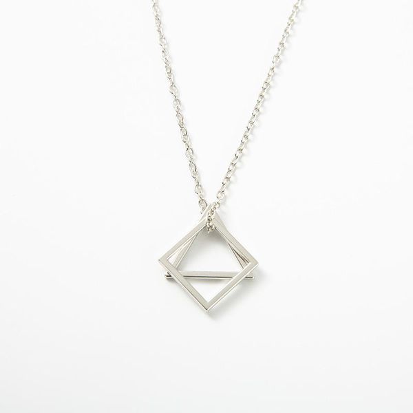 pendant necklaces geometric square triangle necklace ins couple men and women tide brand student simple personality clothes accessories, Silver
pendant necklaces geometric square triangle necklace ins couple men and women tide brand student simple personality clothes accessories, Silver