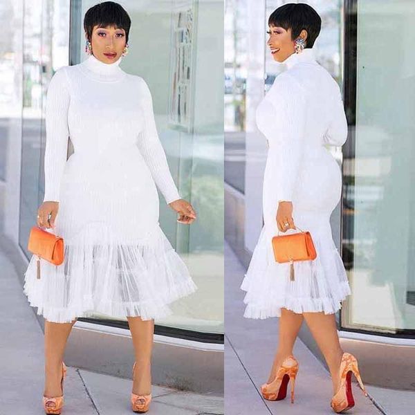 casual dresses autumn winter vintage knitted dress 2021 elegant women knit long sleeve gauze bodycon patchwork luxury african outfit, Black;gray
casual dresses autumn winter vintage knitted dress 2021 elegant women knit long sleeve gauze bodycon patchwork luxury african outfit, Black;gray