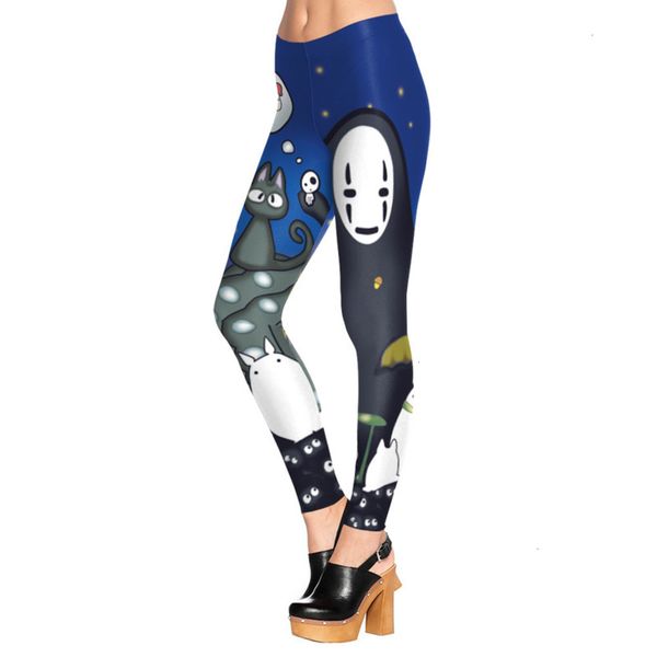 leggings facels men's women's chinchilla digital printing night sky animation kdk1517, Black 
leggings facels men's women's chinchilla digital printing night sky animation kdk1517, Black