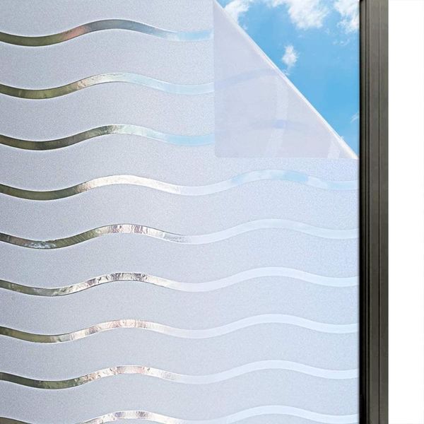 window stickers frosted film privacy glass stripe wave sticker decorative for living room office meeting 45x200cm
window stickers frosted film privacy glass stripe wave sticker decorative for living room office meeting 45x200cm