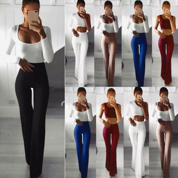 summer autumn solid elegant female lady women's palazzo flared wide killer legs pants high waist ol ladies career long trousers & capri, Black;white
summer autumn solid elegant female lady women's palazzo flared wide killer legs pants high waist ol ladies career long trousers & capri, Black;white