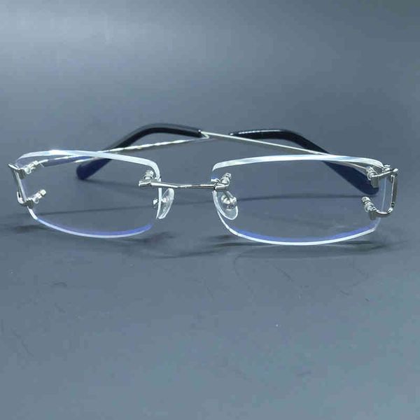 designer sunglasses eyeglasses frame rimless men and women rectangle transparent clear eye prescription eyewear vv5h, White;black
designer sunglasses eyeglasses frame rimless men and women rectangle transparent clear eye prescription eyewear vv5h, White;black
