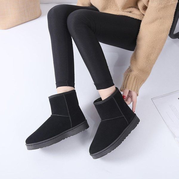 boots winter round toe keep warm snow solid color low-heeled ankle suede non-slip casual zapatillas mujer 2021, Black
boots winter round toe keep warm snow solid color low-heeled ankle suede non-slip casual zapatillas mujer 2021, Black