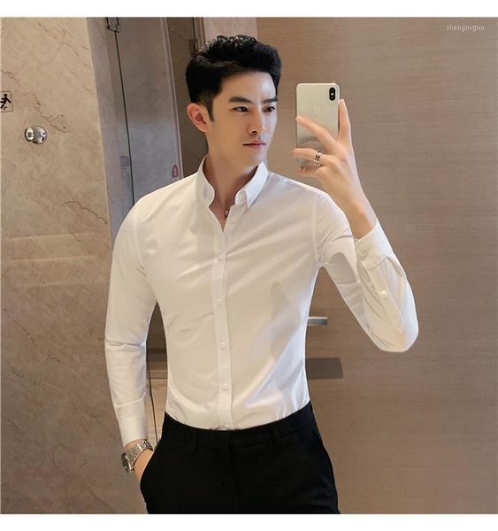 men's dress shirts 2021 fashion pure long sleeve shirt color fit style men social leisure business white black 2xl 3xl 4xl 5xl
men's dress shirts 2021 fashion pure long sleeve shirt color fit style men social leisure business white black 2xl 3xl 4xl 5xl