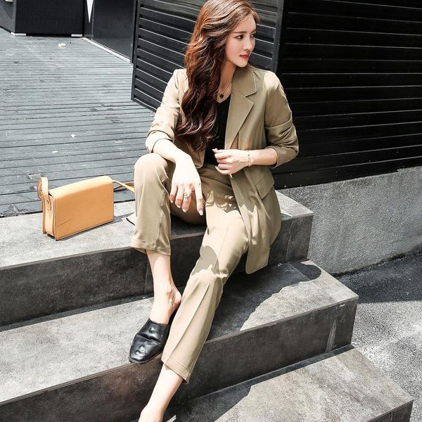 women's suits & blazers bgteeveer bandage pant for women turn-down collar blazer straight pants female fashion work business set 2021, White;black
women's suits & blazers bgteeveer bandage pant for women turn-down collar blazer straight pants female fashion work business set 2021, White;black