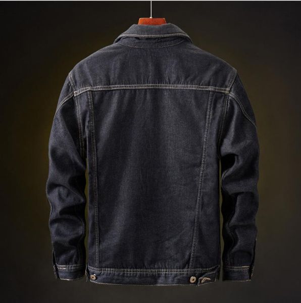 men's casual shirts winter denim jacket plush thickened warm cotton padded korean slim trend large, White;black
men's casual shirts winter denim jacket plush thickened warm cotton padded korean slim trend large, White;black